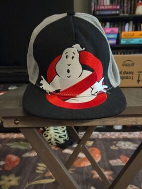 Ghostbusters Logo Black and Gray Baseball Cap